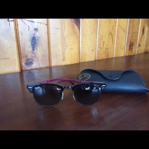 Ray ban clubmaster 51-21 1103/71 RB3016 purple